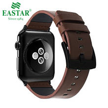 Black Genuine Leather Bracelet For Apple Watch 6 5 4 SE Band 42mm 38mm iWatch Watch Accessories For Apple Watch Strap Watchband 2024 - buy cheap