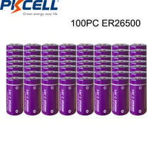 100Pcs/PKCELL High Power ER26500 C size Lithium Batteries 9000Mah 3.6V Li-SOCl2 Battery 2024 - buy cheap