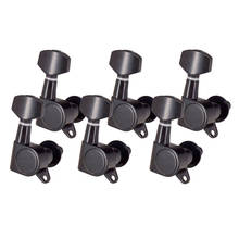 Classic Guitar Tuning Pegs Tuners Machine Heads for Electric Guitar 6R Black 2024 - buy cheap