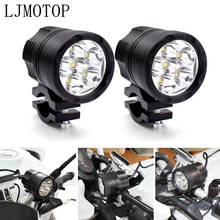 Luces Led antiniebla para motocicleta Yamaha XT1200Z SUPER TENERE XJR FJR 1300 YZF R3, luz LED antiniebla auxiliar de montaje, lámpara de conducción de 60W 2024 - compra barato