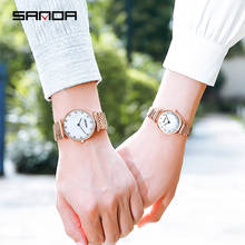 BASID-Reloj de pulsera con diamantes de imitación para mujer, accesorio de marca de lujo, elegante, con estilo, para parejas de aniversario, regalo para amantes 2024 - compra barato