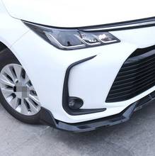 Auto Accessory Front Fog Lights Foglight Lamp Ring Frame Cover Trim ABS Fit For Toyota Corolla 2019 2020 Bright Silver 2024 - buy cheap