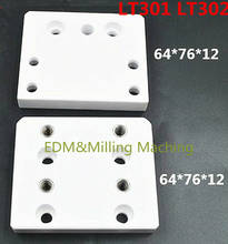 Máquina de alambre EDM LT301 LT302, tablero de aislamiento inferior superior, 64x76x12mm, cerámica para servicio CNC ACCUTEX 2024 - compra barato