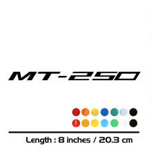 Pegatina reflectante para motocicleta, carenado para casco, equipaje, accesorios de coche, YAMAHA, MT-250, MT250 2024 - compra barato