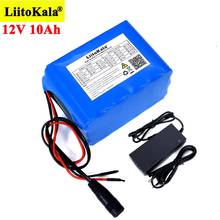 Liitokala 12V 10Ah 18650 li-lon battery pack 10000mAh with BMS for Monitor emergency lights Uninterrupted power +12.6V Charger 2024 - buy cheap