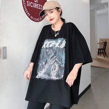 Vintage Bf Print Loose Tshirt Female Korean Harajuku Women's T-shirts Tops Japanese Kawaii Ladies Ulzzang Clothes For Women 2024 - buy cheap