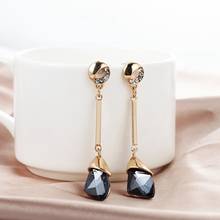 Classic Retro Crystal Earrings Female Temperament Charm Hanging Earrings Valentine's Day Gift Women's Korean Style Simple Jewelr 2024 - buy cheap