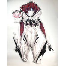 Negro veneno de hombre araña Gwen Stacy traje cosplay disfraces de halloween para las mujeres de talla grande de Lycra Spandex Zentai para adultos 2024 - compra barato