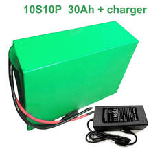 Е-байка 36В 30Ah 10S10P 18650 литий-ионный аккумулятор Батарея пакет для е-байка, фара для электровелосипеда в электрический велосипед 42 инвертор с зарядным устройством 2024 - купить недорого