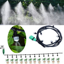 Bicos automáticos para irrigação, sistema pulverizador de irrigação em neblina, portátil, 10m, com 10 bicos 2024 - compre barato