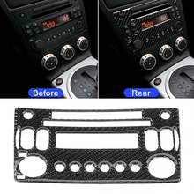 Carbon Fiber Console Radio CD Panel Frame  CoverFit for Nissan 350z 2006 2007 2008 2009 Radio Cover Trim Interior Mouldings 2024 - buy cheap