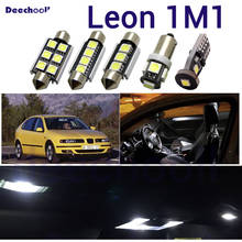 Pure White 14pcs X Canbus LED Interior reading dome map Lights bulb Kit for Seat for Leon MK1 1M 1M1 Hatchback (1999-2006) 2024 - buy cheap