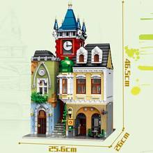 Moc 4030 pçs cidade streetview série o brickative cidade velha pub modelo kits de construção tijolos crianças brinquedos presentes natal presente 2024 - compre barato