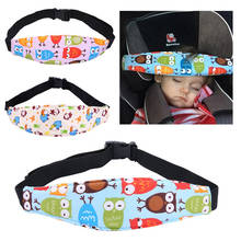 Bebê assento de carro cabeça travesseiro ajustável crianças infantil cinto de segurança cabeça fixação cinta para carrinho de bebê 2024 - compre barato