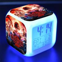 Stranger Things Toys LED Touch Multi-function Cartoon Alarm Clock Seven Color Night Watch Led Clock Fans Kids Children Gift 2024 - buy cheap