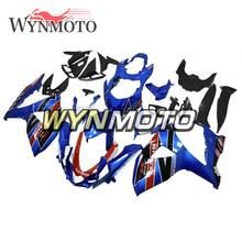 Carenagens completas para suzuki gsxr1000 k9 2009-2016 10 11 12 13 14 15 16 abs injeção plástico moto carenagens azul vermelho preto 2024 - compre barato