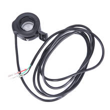 Acelerador de velocidad para bicicleta eléctrica, acelerador de plástico de Metal, accesorios de Scooter, reemplazo práctico, agarre de 3 cables, color negro 2024 - compra barato