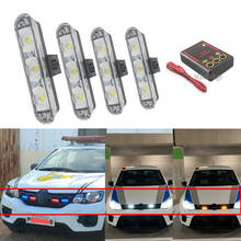 Luz LED estroboscópica fso flash, luces de advertencia de día para bomberos, de emergencia, para coche y camión 2024 - compra barato