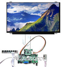 Requecoco-painel lcd de 15.6 polegadas, tela lcd fhd 1920x1080, slim, fosco, display ips, lvds, vga, av, edp, 30 pinos, placa de driver 2024 - compre barato