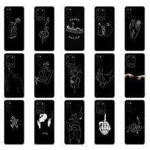 Capa de silicone para samsung galaxy, s20, ultra s 20 +, proteção macia de tpu, samsung galaxy s20 plus, samsung galaxy s20 ultra s 2024 - compre barato