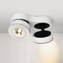 JOYINLED-foco LED de pared para sala de exposiciones, foco ajustable, redondo, creativo, nórdico, 2x12W, CREE, nuevo 2024 - compra barato