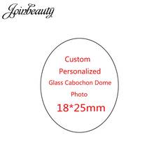 18x25mm 5 pçs/lote JOINBEAUTY DIY Forma Oval Cabochon Vidro Cúpula Foto Personalizado Acessórios de Moda Jóias Fazendo NA01 2024 - compre barato