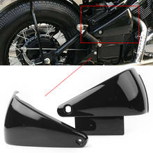 Carenado lateral para batería de motocicleta, cubierta negra de plástico ABS para Kawasaki VN400 VN800 Vulcan 400 800 Classic Drifter 2024 - compra barato