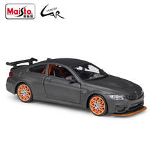 Maisto-modelo de coche de juguete para niños, vehículo de simulación de aleación de Metal de carreras, colección de regalo para BMW M4 GTS, 1:24 2024 - compra barato