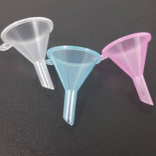100Pcs Mini Plastic Transparent Small Funnels for Perfume Diffuser E juice Dropper Bottles Liquid Essential oil Lab Filling Tool 2024 - buy cheap