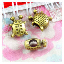 30pcs Insect Beads 5mm big hole Vintage Charms pendant fit for bracelet DIY Antique Bronze color Fit Making 2024 - buy cheap