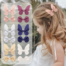 Horquilla de mariposa para niña, accesorios para el cabello bonitos de Color sólido para niña, creativos, nuevos, WT305 2024 - compra barato