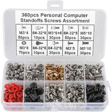 360PCS Personal Computer Screw,Pc Case Screws,Motherboard Standoffs for Hard Drive Pc Case Motherboard Fan Power Graphic 2024 - buy cheap