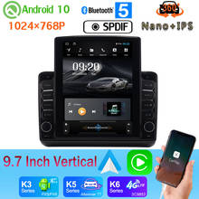 9.7" Tesla Style PX6 4+64G GPS Android 10.0 Android auto Radio For Honda HR-V HRV XR-V XRV Vezel 2013-2019 360 Camera Car Media 2024 - buy cheap