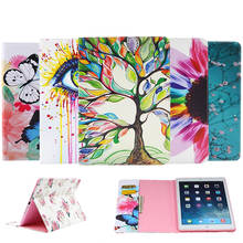 Fashion Case For Apple new iPad 2017 9.7 2018 Generation A1822 A1893 Butterfly Cover For iPad Air 1 2 iPad 5/6 cover Stand Shell 2024 - buy cheap