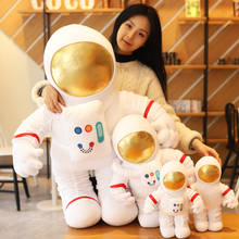 35-100cm Plush Astronaut Rocket Grey White Pink Cosmonaut Doll Appease Toys Cute Plushies Children Birthday Gifts For Child 2024 - buy cheap