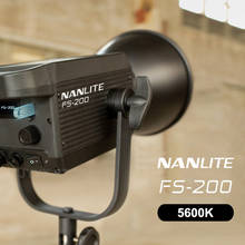 Светодиодный стробоскосветильник Nanlite FS-200 LED 5600K, Профессиональная фотография, уличсветильник монолампа Nanguang FS200, светильник дийная лампа 2024 - купить недорого