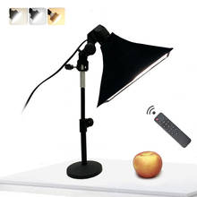 Photography Desktop 35W LED Fill Light with Bracket Stand Softbox Duffuser Kits for Photo Video Shooting 2024 - buy cheap