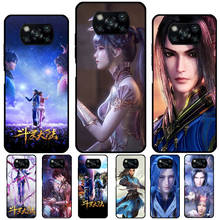 Capa de celular douluo anime tang san, capa para celular poco x3 pro f3 m3 e xiaomi mi 11 lite note10 9t 10t pro mi 11 ultra 2024 - compre barato