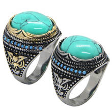 Support Dropship Newest green Eye Ring 316L Stainless Steel Fashion Stone Ring 2024 - buy cheap