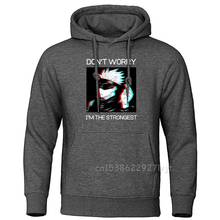 Don't Worry I'm The Strongest Hoodies Anime Jujutsu Kaisen Sweatshirt Cartoon Jojo Satoru Hoodies Fashion Harajuku Clothes 2024 - buy cheap