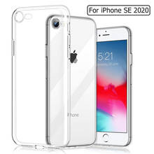 Чехол для Телефона iPhone SE 2020 прозрачный чехол из ТПУ для iPhone SE 2 X XR XS Max 6 6s 8 7 Plus SE 2020 11 Pro чехлы 2024 - купить недорого