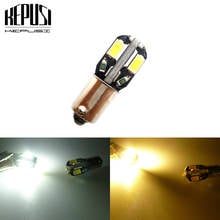 Car LED BA9S 5730 Canbus lamps Error Free T4W H6W Auto LED bulbs interior Lights Car Light Source parking White Warm White 12V 2024 - buy cheap