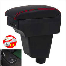 For Renault Clio 4 Armrest box For Renault Clio 3 III IV Car Armrest box Car accessories Storage box cup holder ashtray USB 2024 - buy cheap