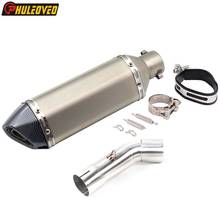 For Yamaha FZ8 FZ8N FZ8S FZ800 2010-2015 Motorcycle Exhaust Muffler Escape Demper Leakage with Link Pipe Connect Pipe Mid Pipe 2024 - buy cheap