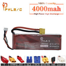 High Rate 7.4v 4000mAh Lipo Battery For RC Helicopter Parts 2s Lithium battery 7.4v 35C RC Cars Airplanes Drones Battery T/XT60 2024 - buy cheap