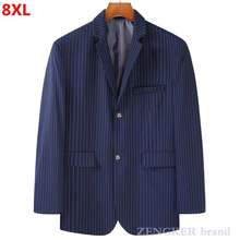 Осенний размера плюс костюм мужские костюмы размера плюс пиджак делового костюма мужские профессиональные свободные блейзеры 8XL 7XL 6XL 2024 - купить недорого