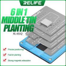 For iPhone X XS XSMAX 11 RPO MAX Planting Tin Template Magnetic Fixture Motherboard Middle Frame BGA Reballing Stencil Tool 2024 - buy cheap
