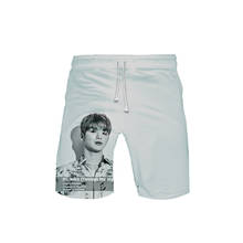 KPOP Korean male singer Kang Daniel Album color on me 3D print summer men fashion trend shorts popular casual summer shorts 2024 - buy cheap