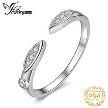 JewelryPalace Marquise Leaf 925 Sterling Silver Ring Open Adjustable Stackable Finger Thumb Cuff Wrap Band Ring for Women 2024 - buy cheap