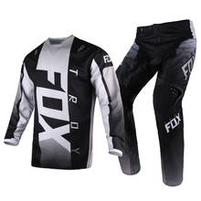 Gray MX ATV 180 Oktiv Gear Set Motorbike MTB SE Dirt Bike Riding Offroad Jersey Pants Mens Racing Kits Combo 2024 - buy cheap